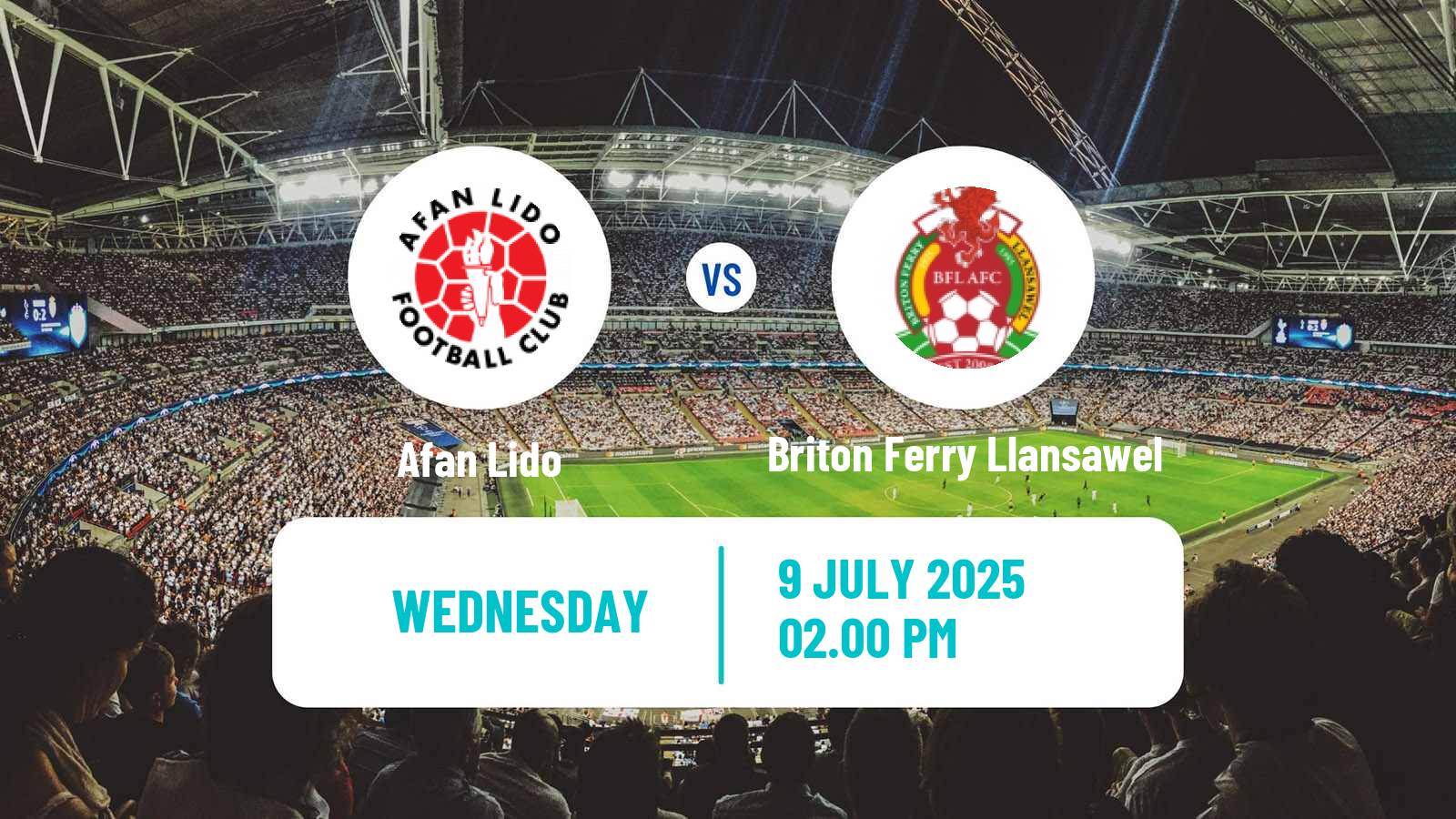 Football Club Friendly Afan Lido - Briton Ferry Llansawel