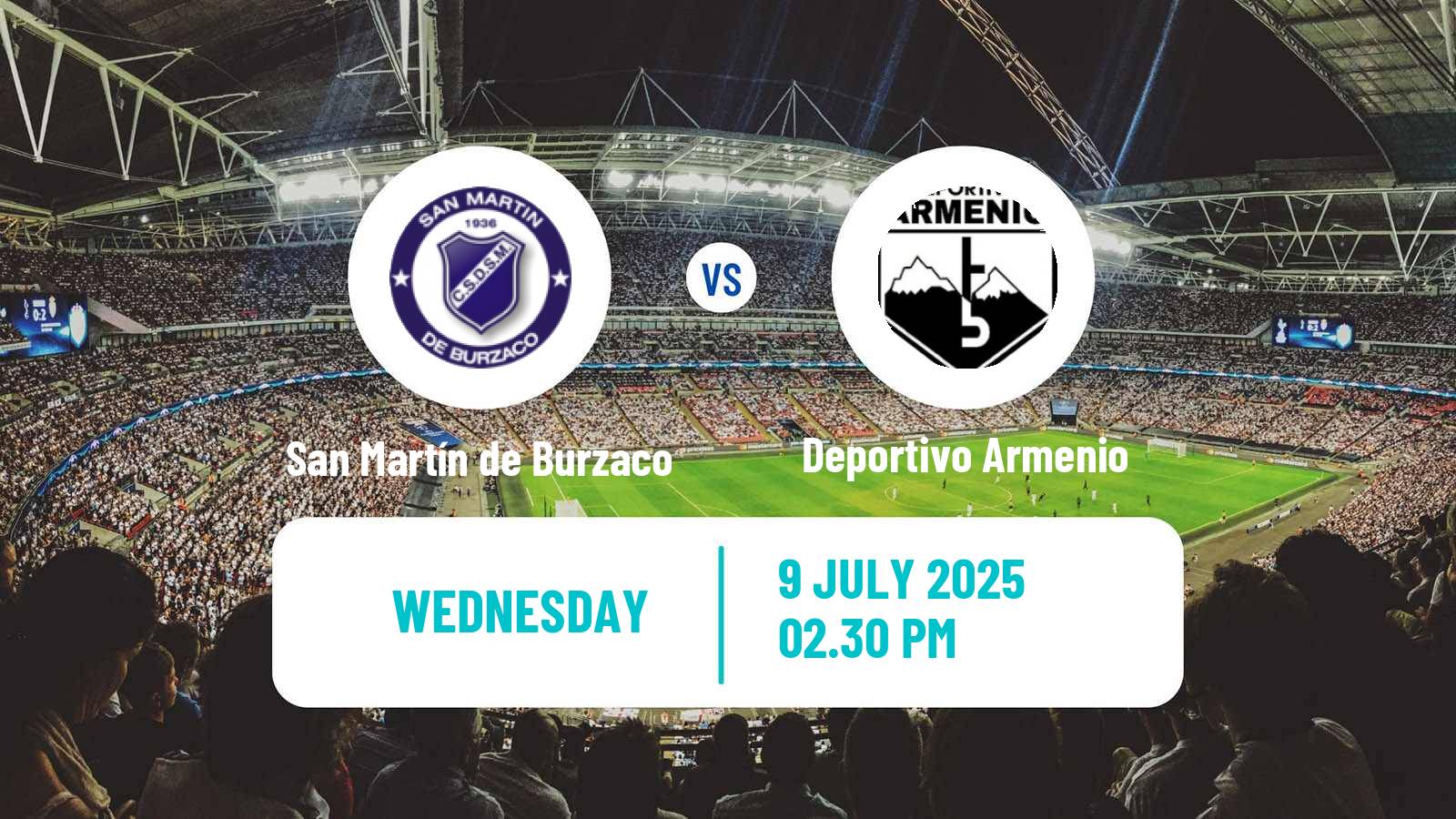 Soccer Argentinian Primera B San Martín de Burzaco - Deportivo Armenio