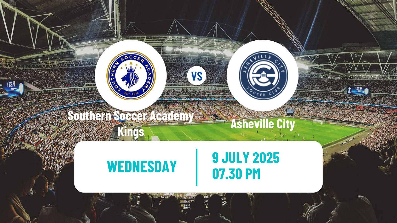 Soccer USL League Two Southern Soccer Academy Kings - Asheville City