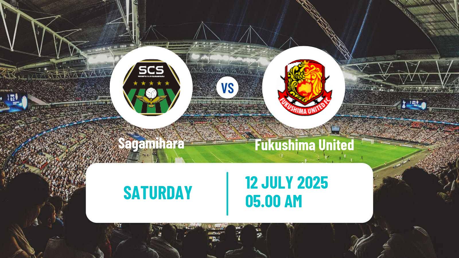 Soccer Japan J3 League Sagamihara - Fukushima United