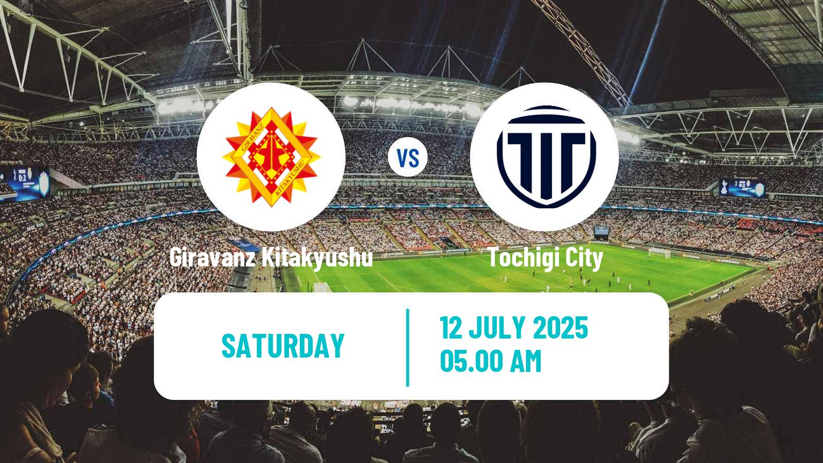 Soccer Japan J3 League Giravanz Kitakyushu - Tochigi City