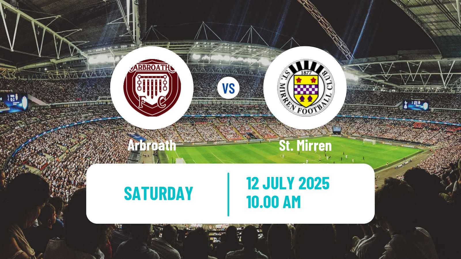 Football Scottish League Cup Arbroath - St. Mirren