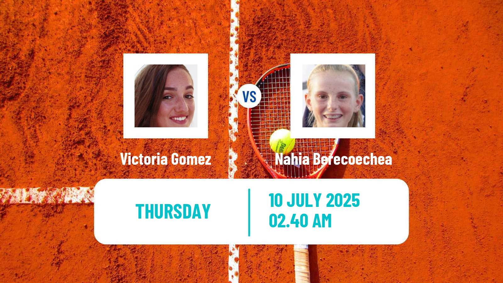 Tennis ITF W35 Don Benito Women Victoria Gomez - Nahia Berecoechea