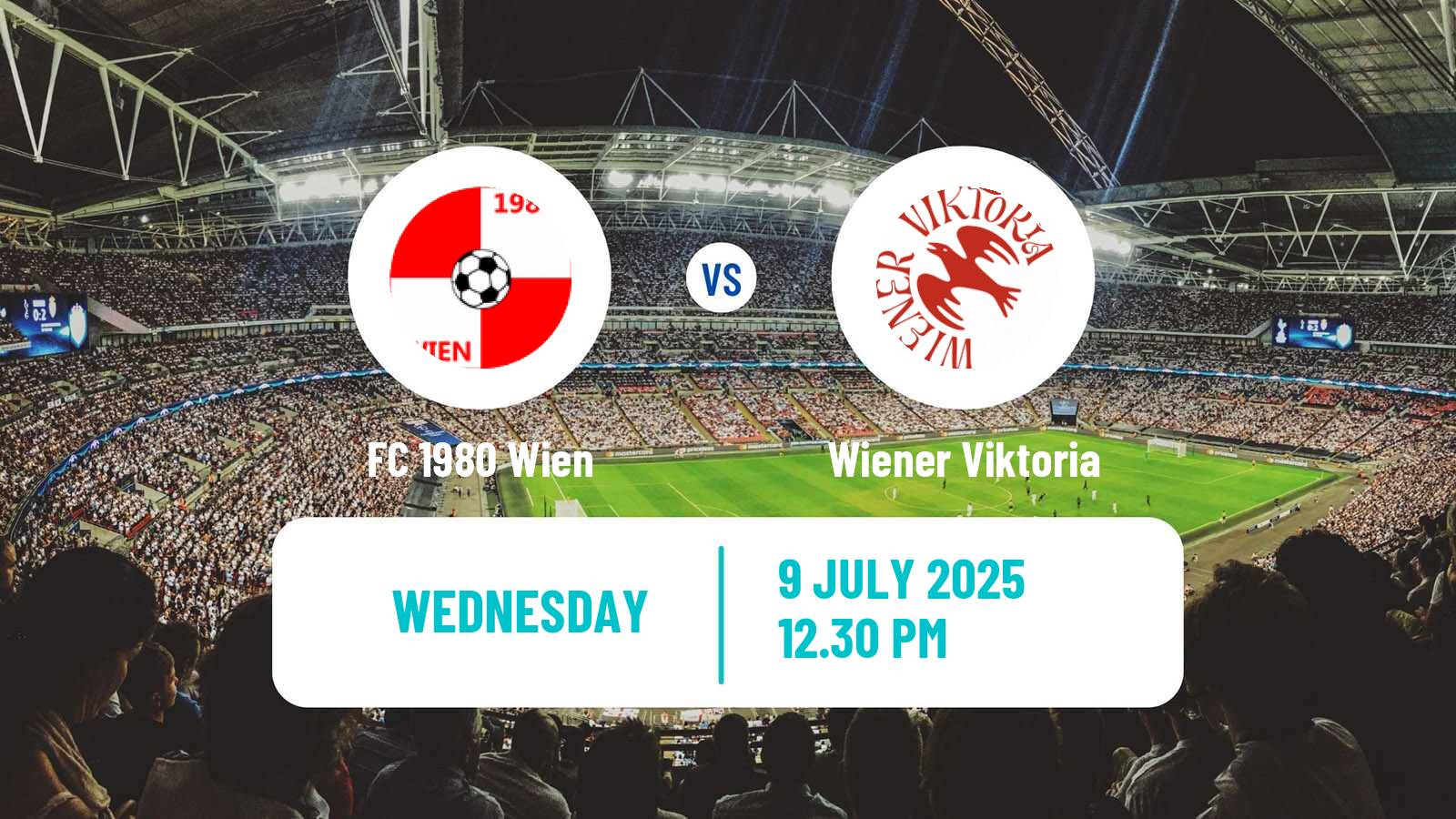 Football Club Friendly 1980 Wien - Wiener Viktoria