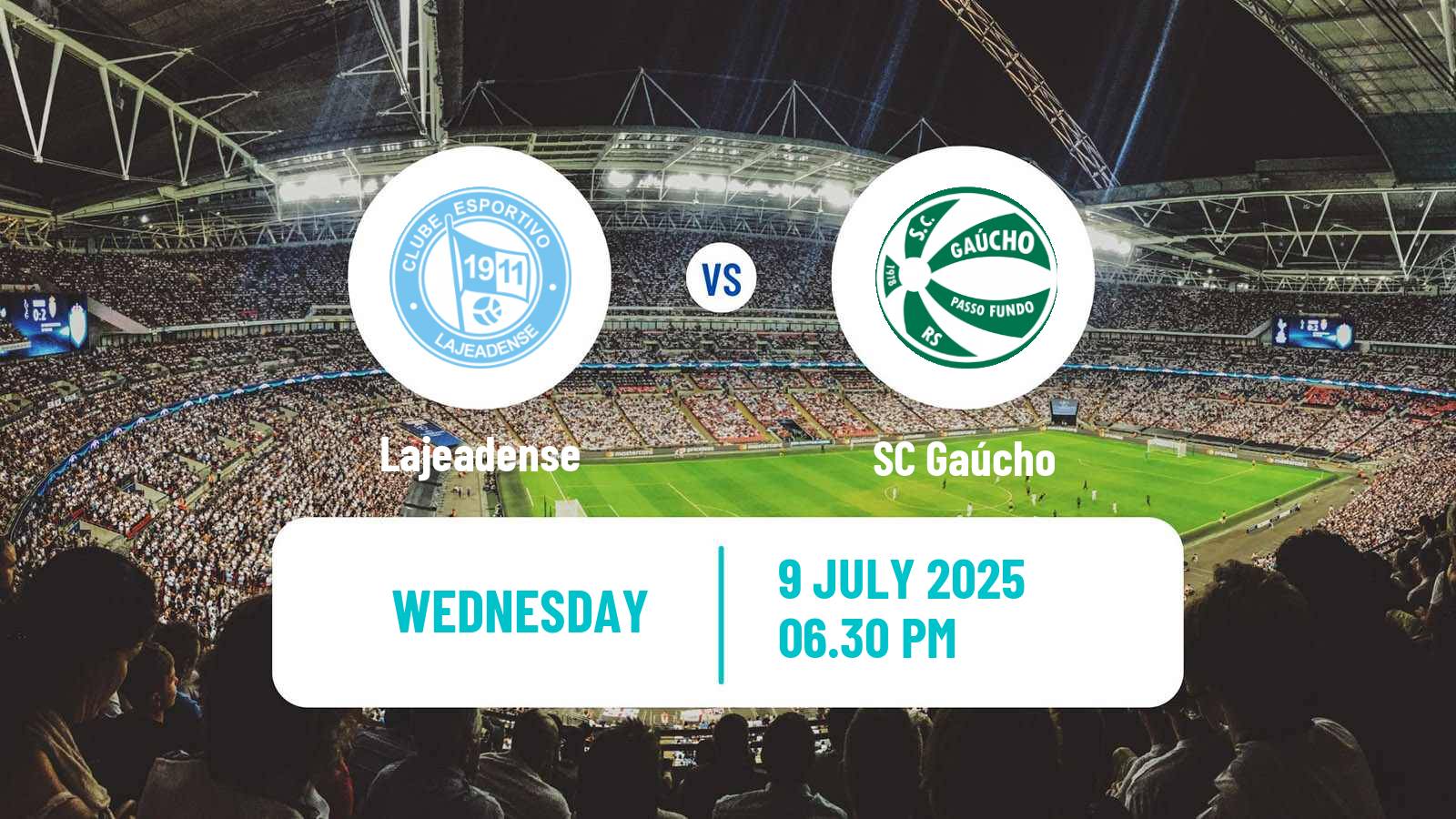Football Brazilian Campeonato Gaucho 2 Lajeadense - Gaúcho