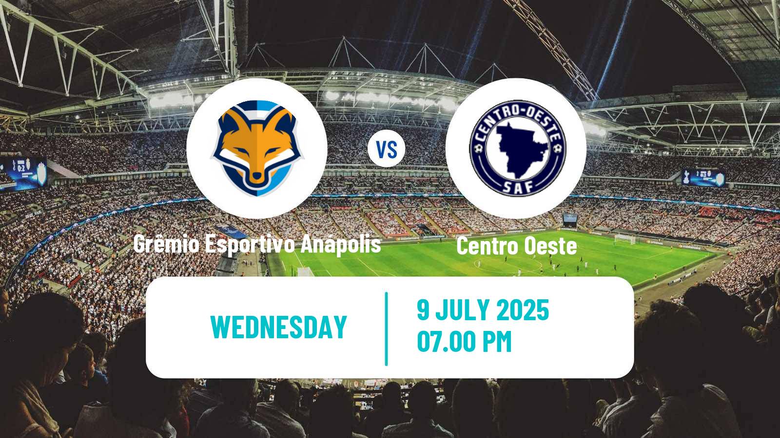 Soccer Brazilian Campeonato Goiano 2 Grêmio Esportivo Anápolis - Centro Oeste