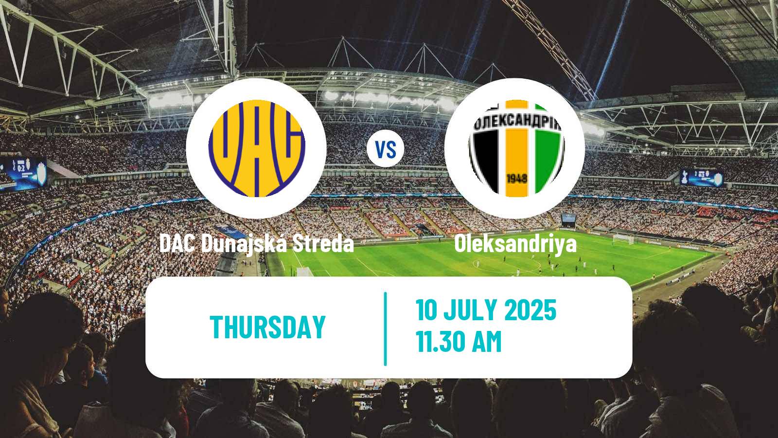Football Club Friendly DAC Dunajská Streda - Oleksandriya