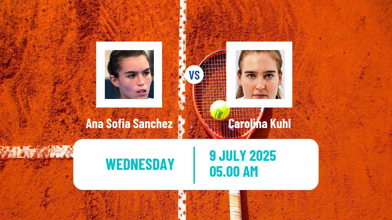 Tennis ITF W50 Aschaffenburg Women 2025 Ana Sofia Sanchez - Carolina Kuhl