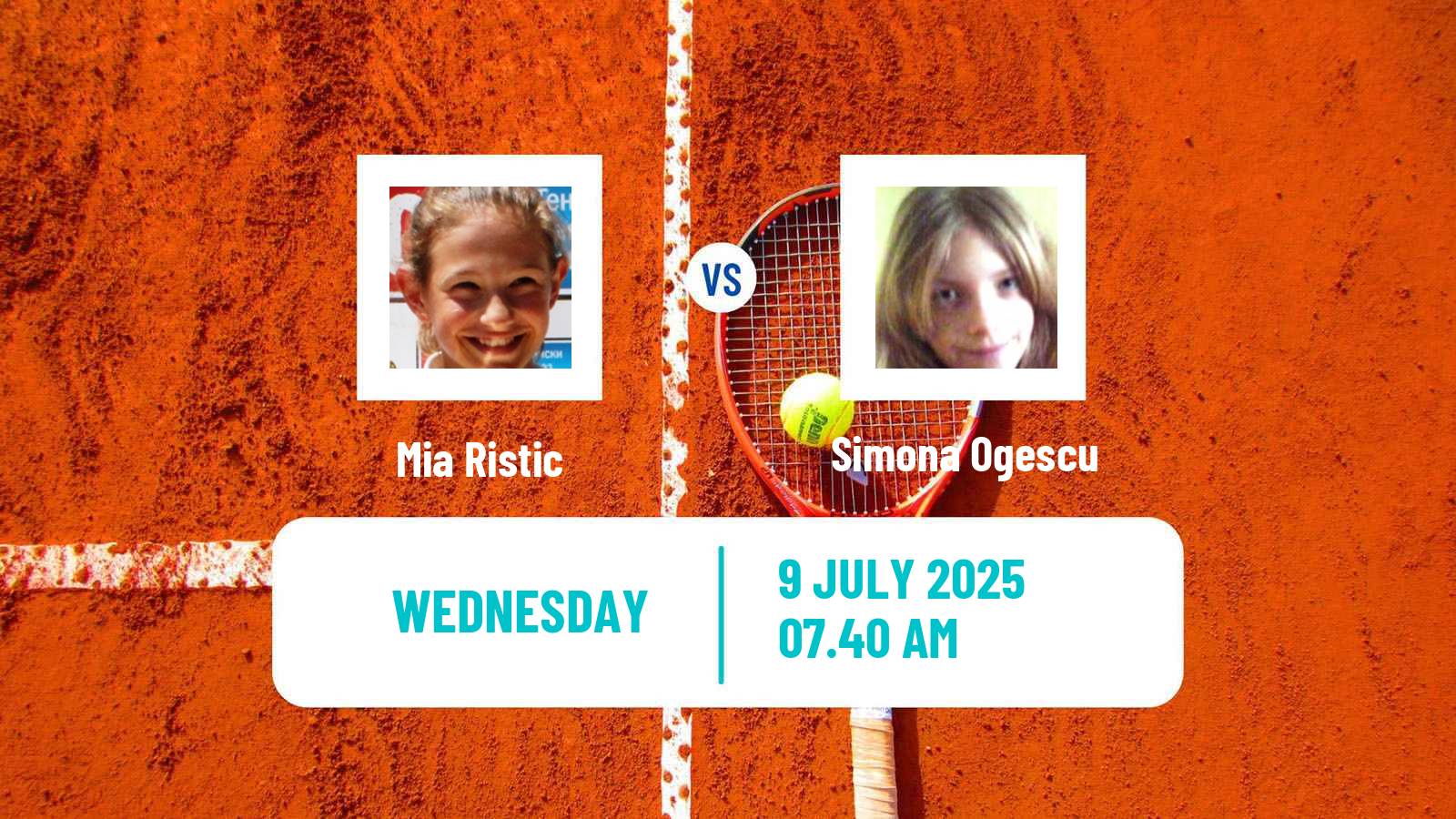 Tennis ITF W35 Buzau Women Mia Ristic - Simona Ogescu