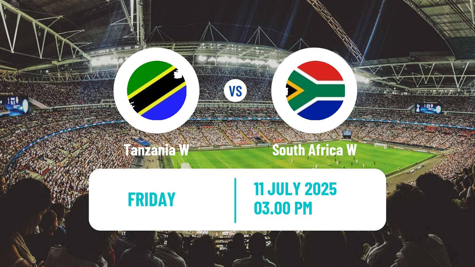 Soccer Africa Cup of Nations Women Tanzania W - South Africa W