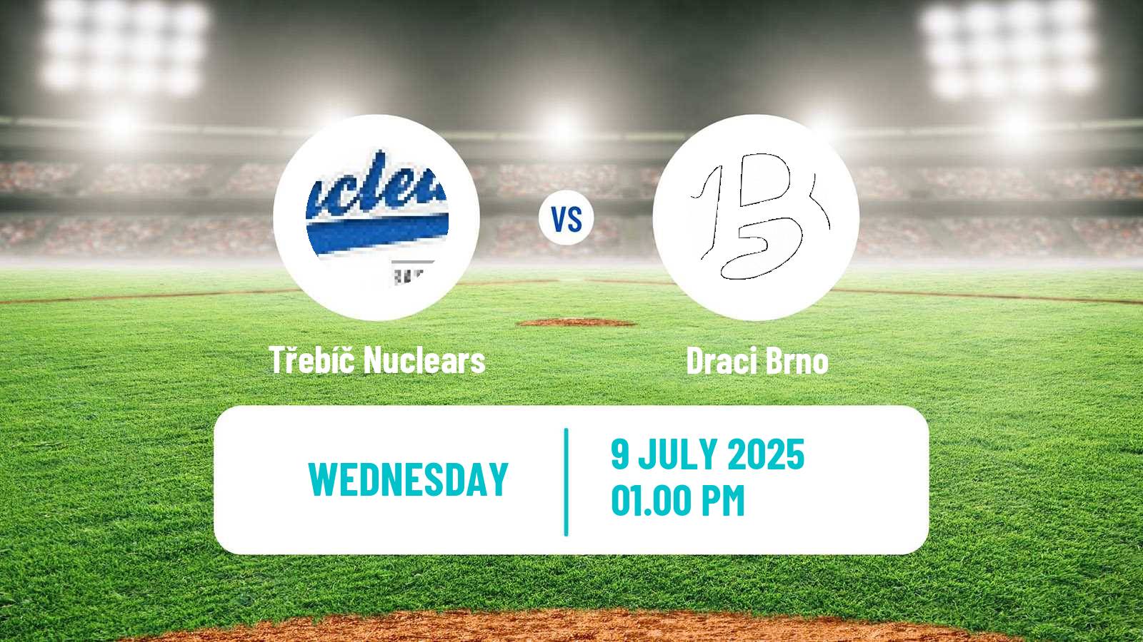 Baseball Czech Extraliga Baseball Třebíč Nuclears - Draci Brno