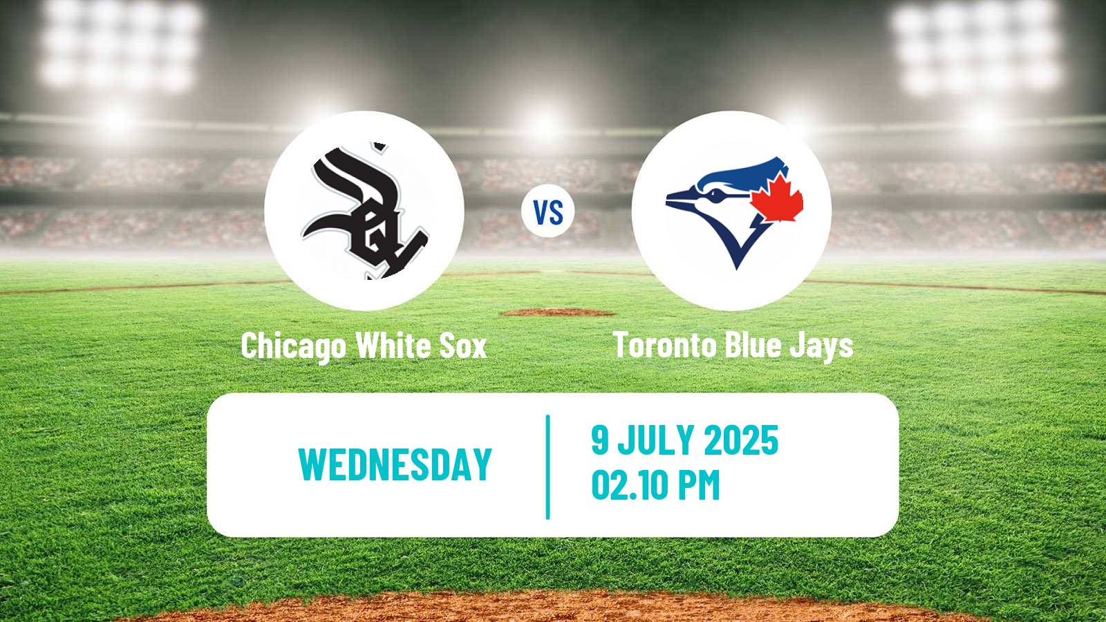 Baseball MLB Chicago White Sox - Toronto Blue Jays