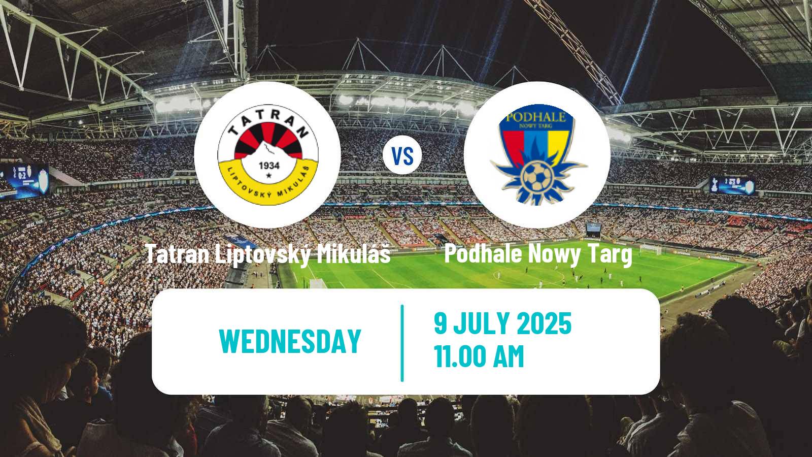 Football Club Friendly Tatran Liptovský Mikuláš - Podhale Nowy Targ