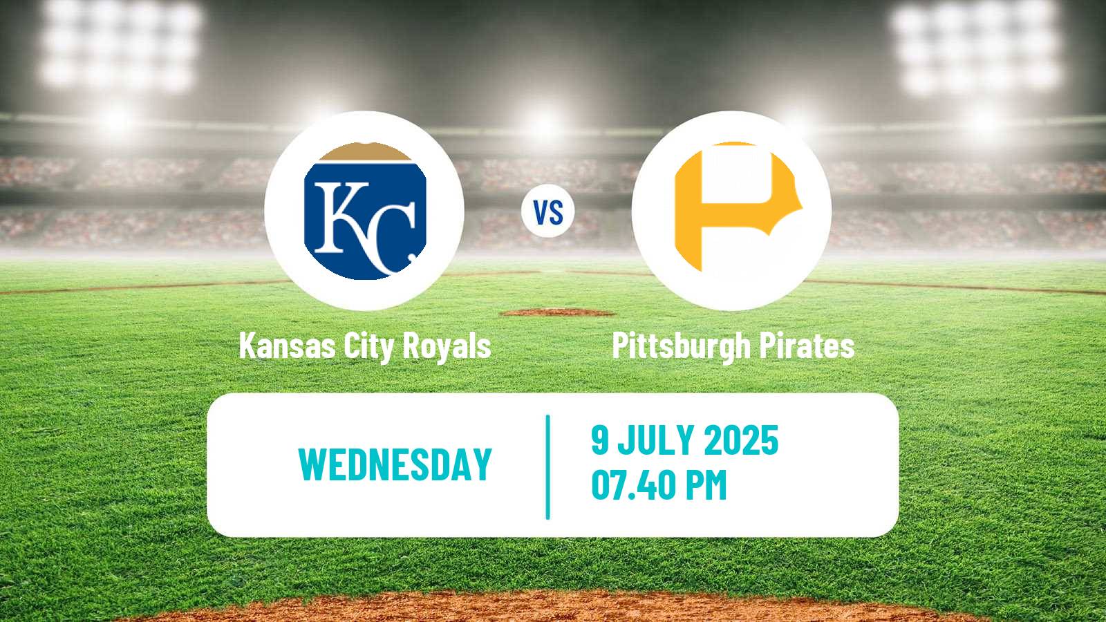 Baseball MLB Kansas City Royals - Pittsburgh Pirates