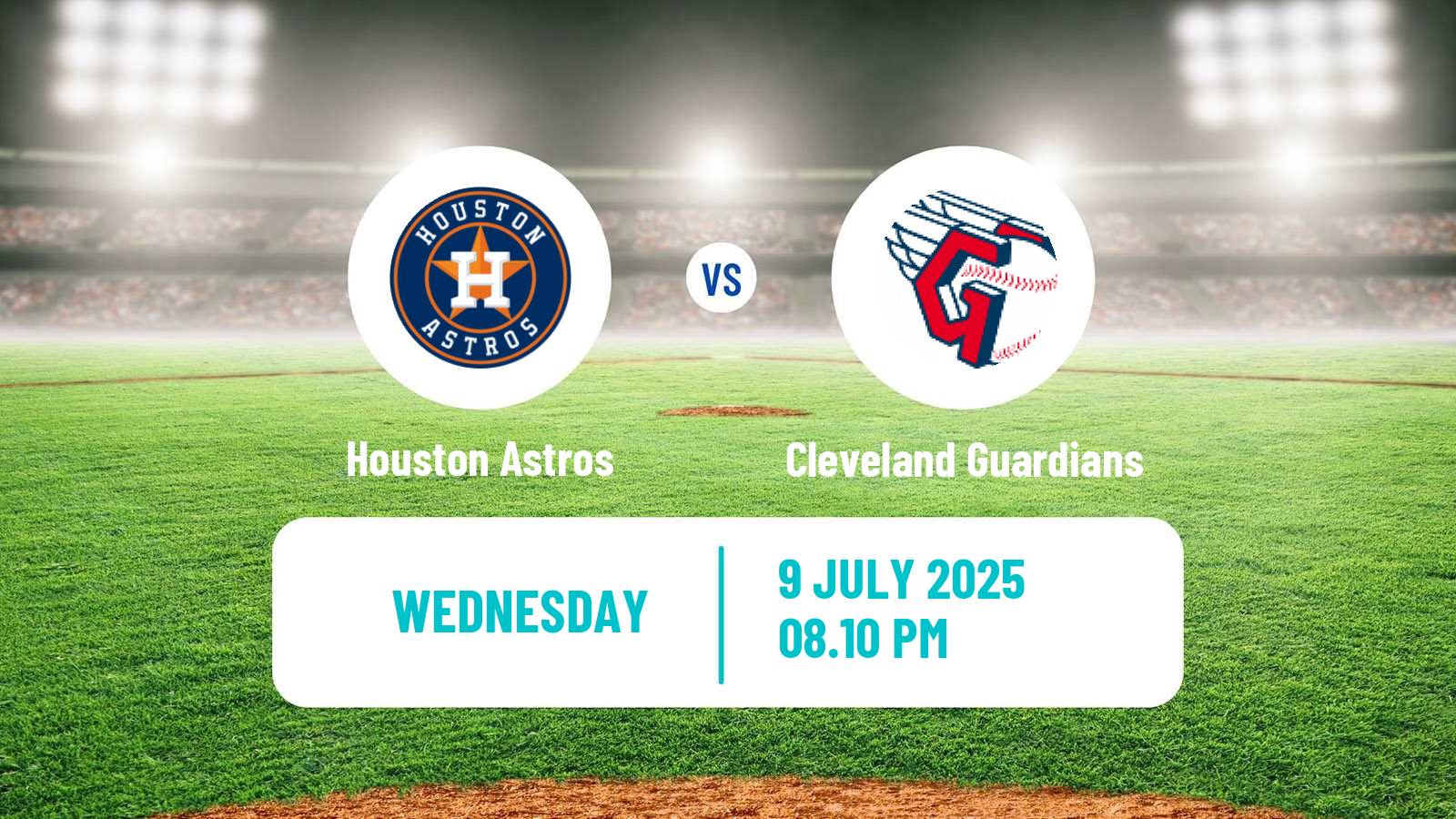 Baseball MLB Houston Astros - Cleveland Guardians