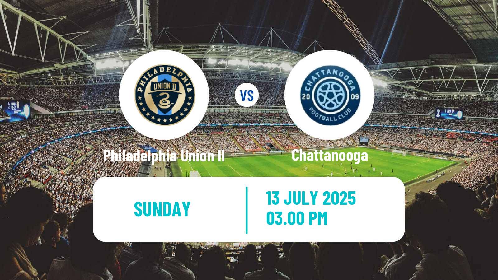 Soccer MLS Next Pro Philadelphia Union II - Chattanooga