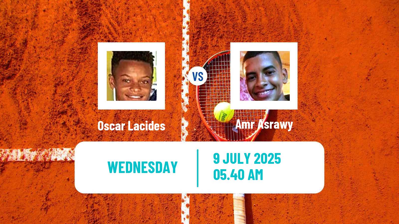 Tennis ITF M15 Monastir 27 Men Oscar Lacides - Amr Asrawy