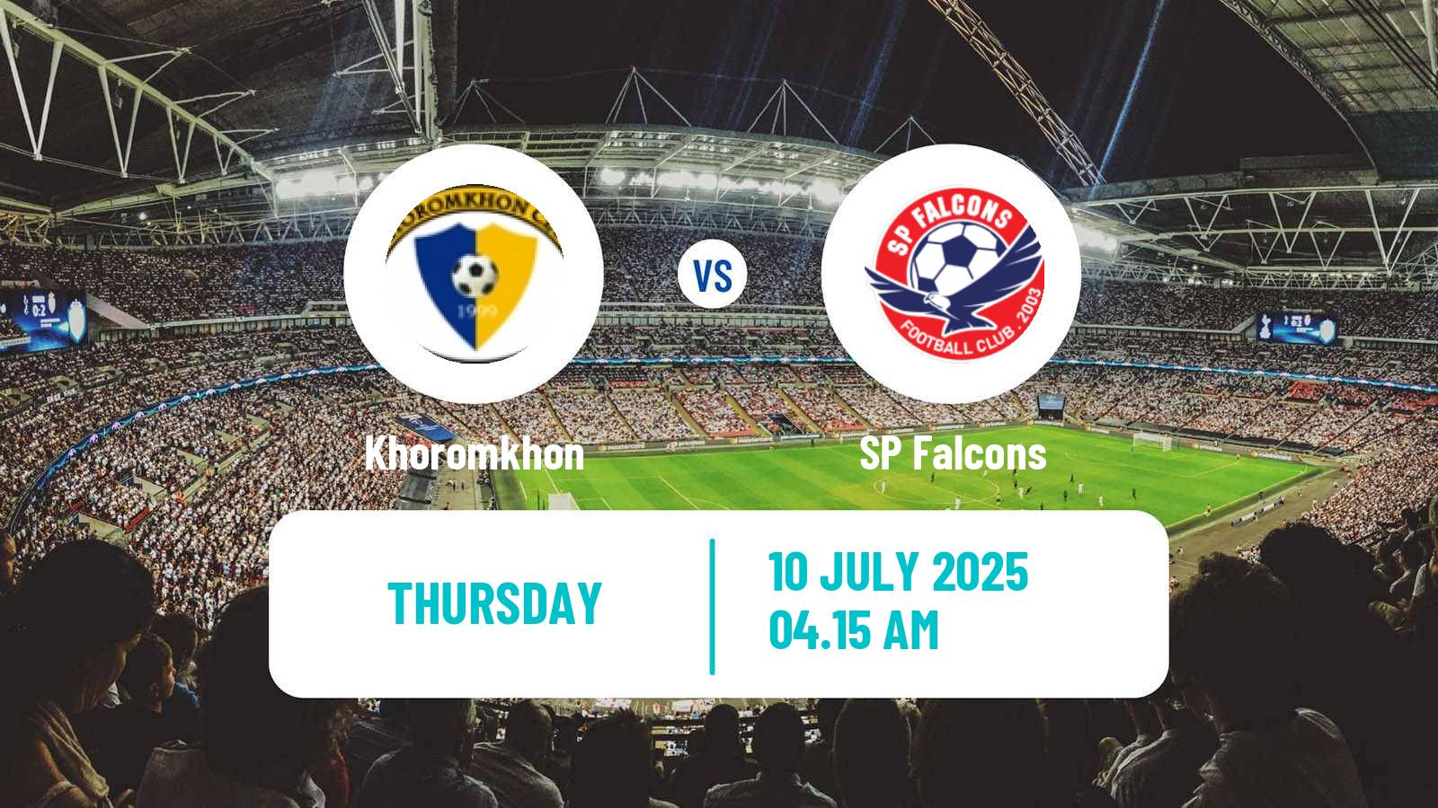 Soccer Mongolian Premier League Khoromkhon - Falcons