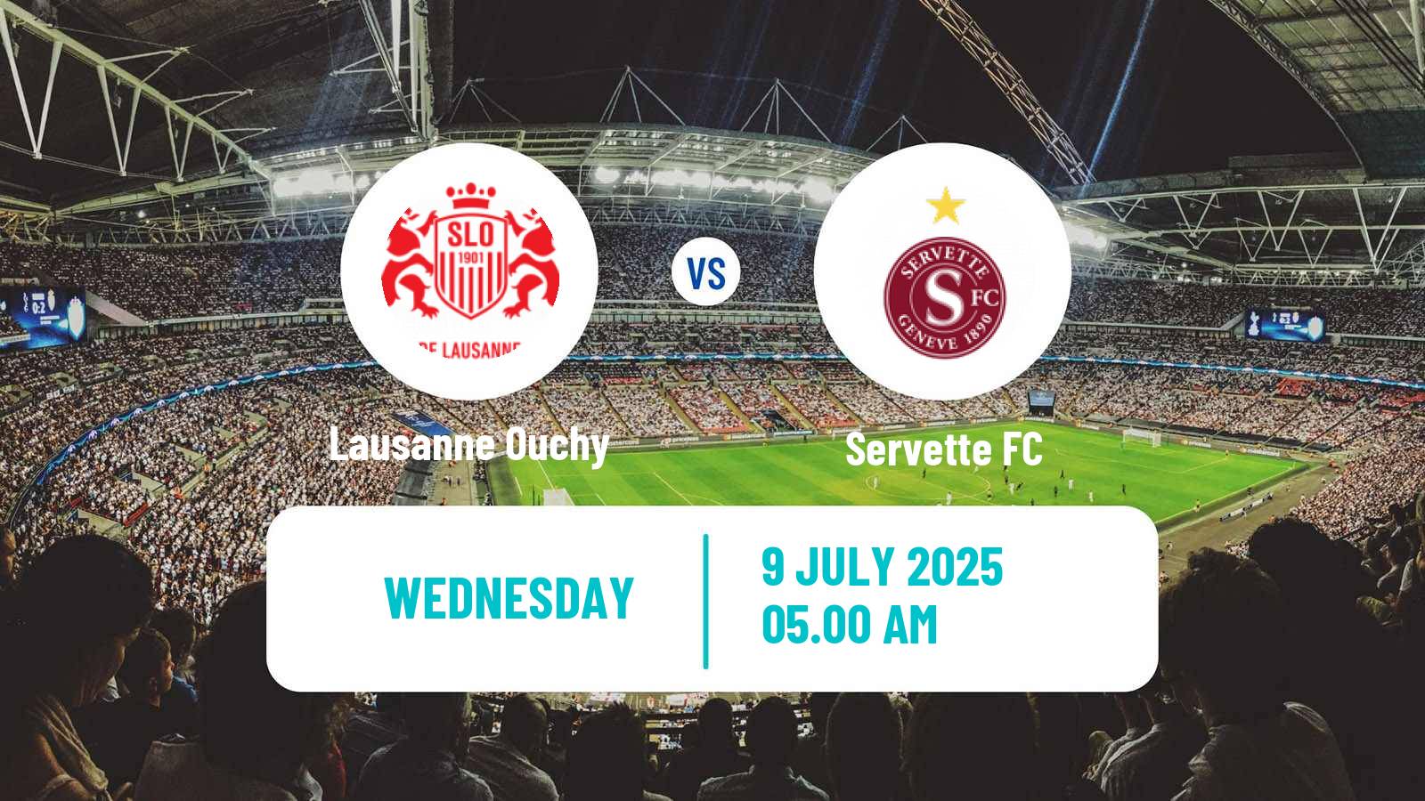 Soccer Club Friendly Lausanne Ouchy - Servette