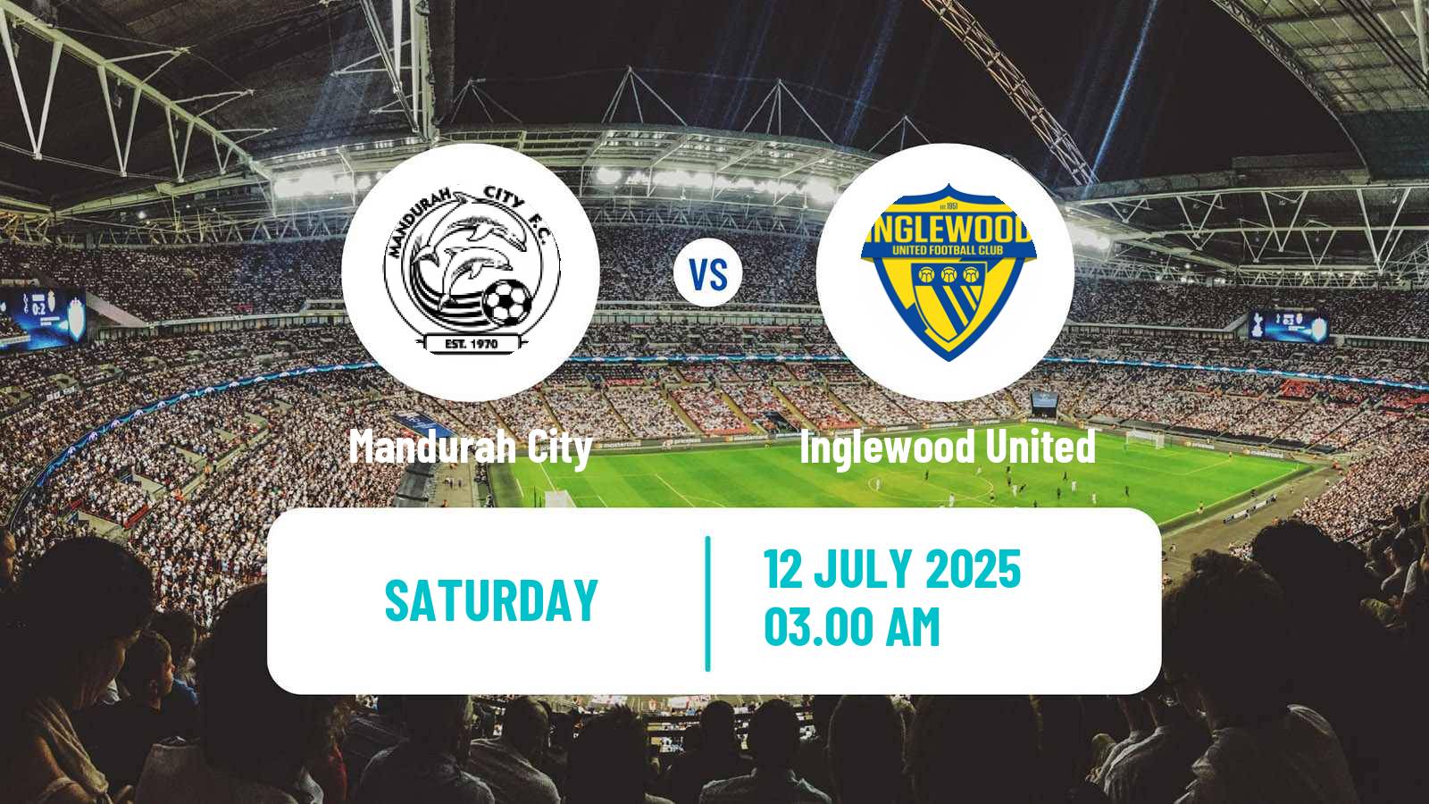Football Australian WA State League Mandurah City - Inglewood United