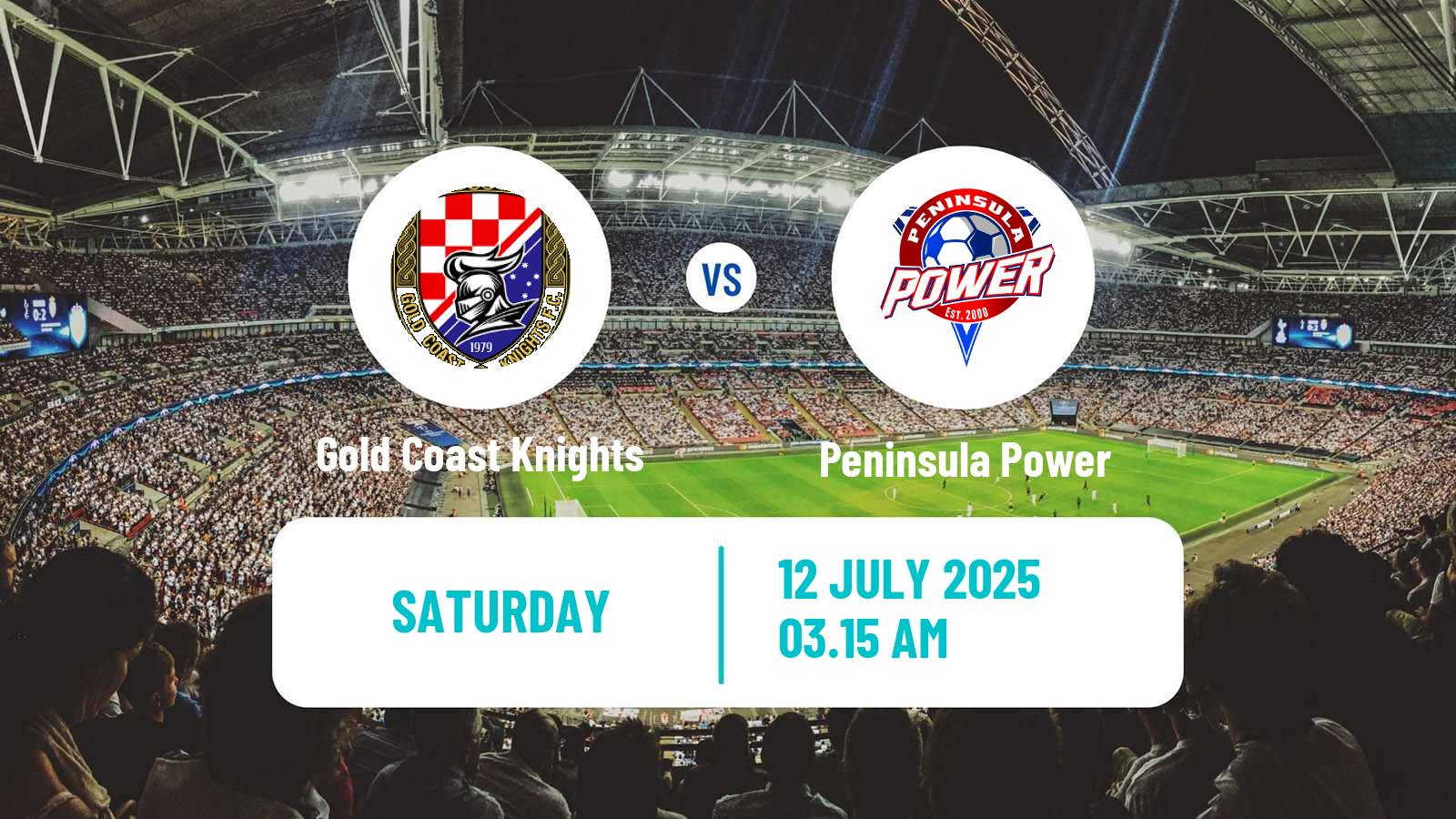 Soccer Australian NPL Queensland Gold Coast Knights - Peninsula Power