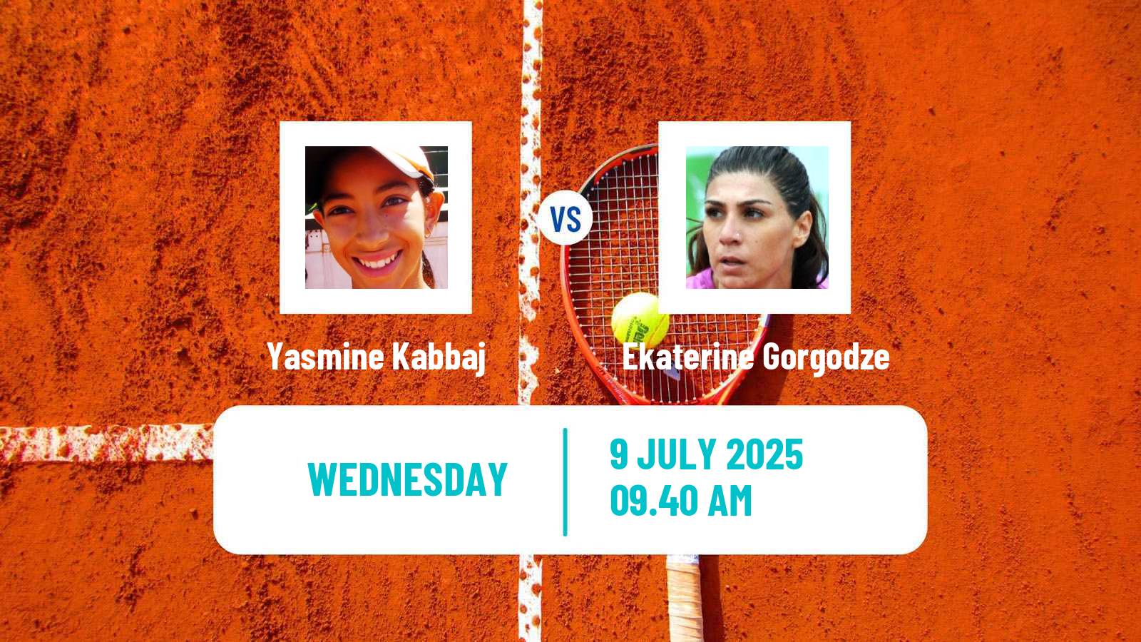Tennis ITF W50 Aschaffenburg Women Yasmine Kabbaj - Ekaterine Gorgodze
