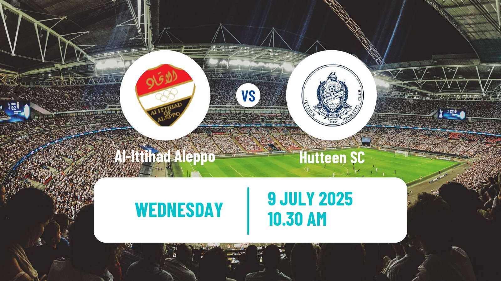 Soccer Syrian Premier League Al-Ittihad Aleppo - Hutteen
