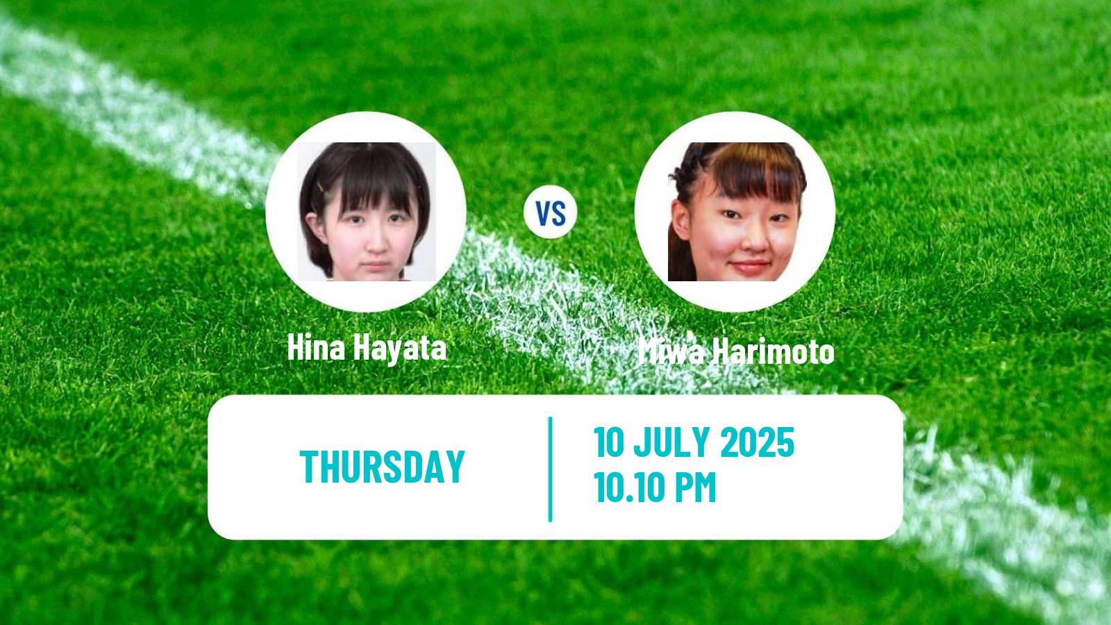 Table tennis United States Smash Women Hina Hayata - Miwa Harimoto