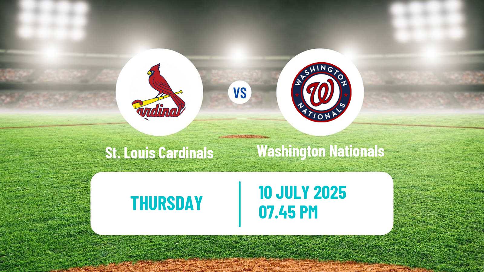 Baseball MLB St. Louis Cardinals - Washington Nationals