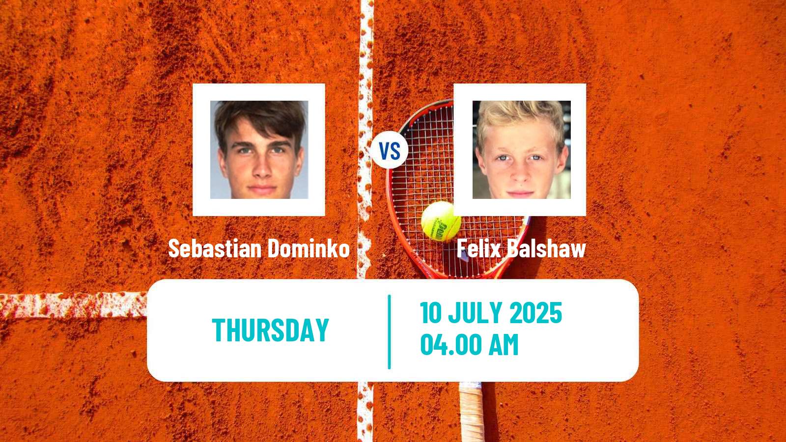 Tennis ITF M15 Litija Men Sebastian Dominko - Felix Balshaw
