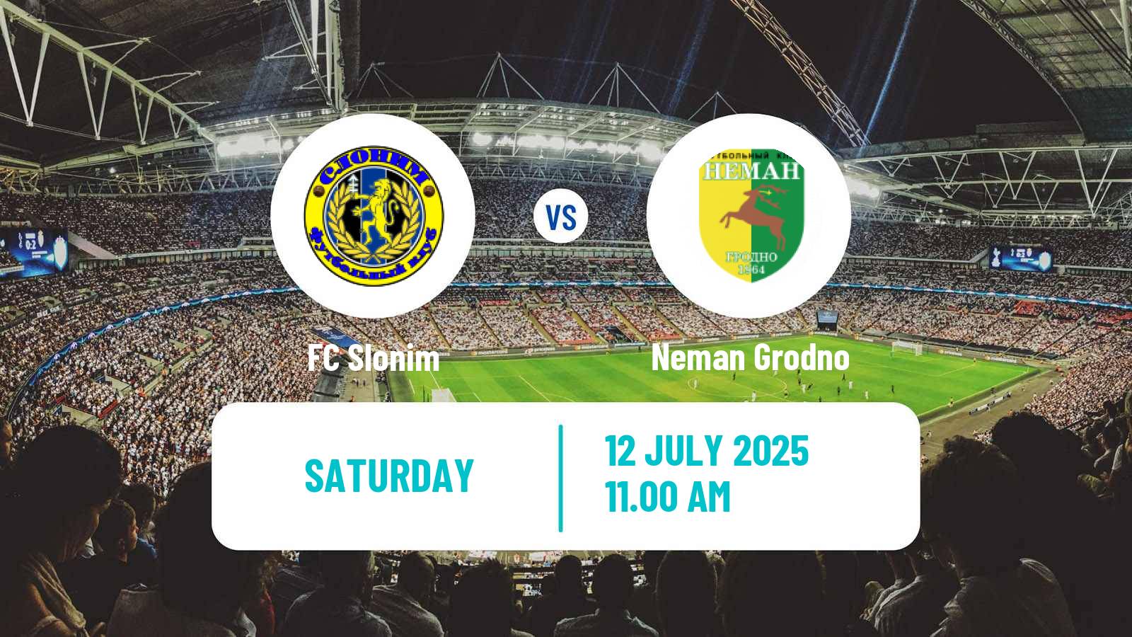 Football Belarusian Cup Slonim - Neman Grodno