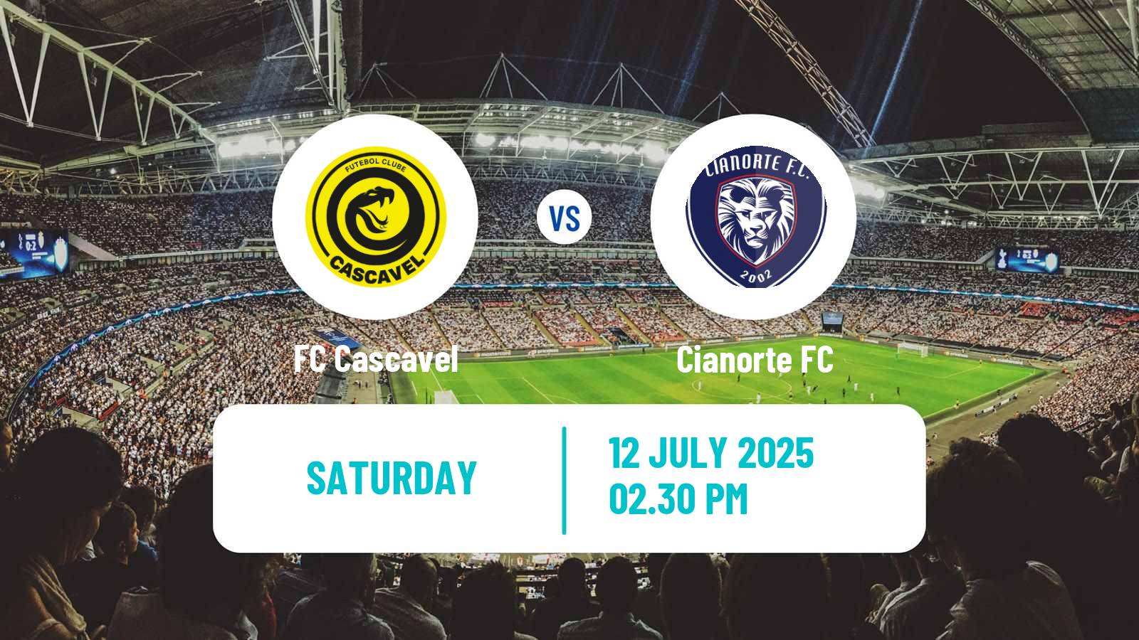 Football Brazilian Serie D FC Cascavel - Cianorte