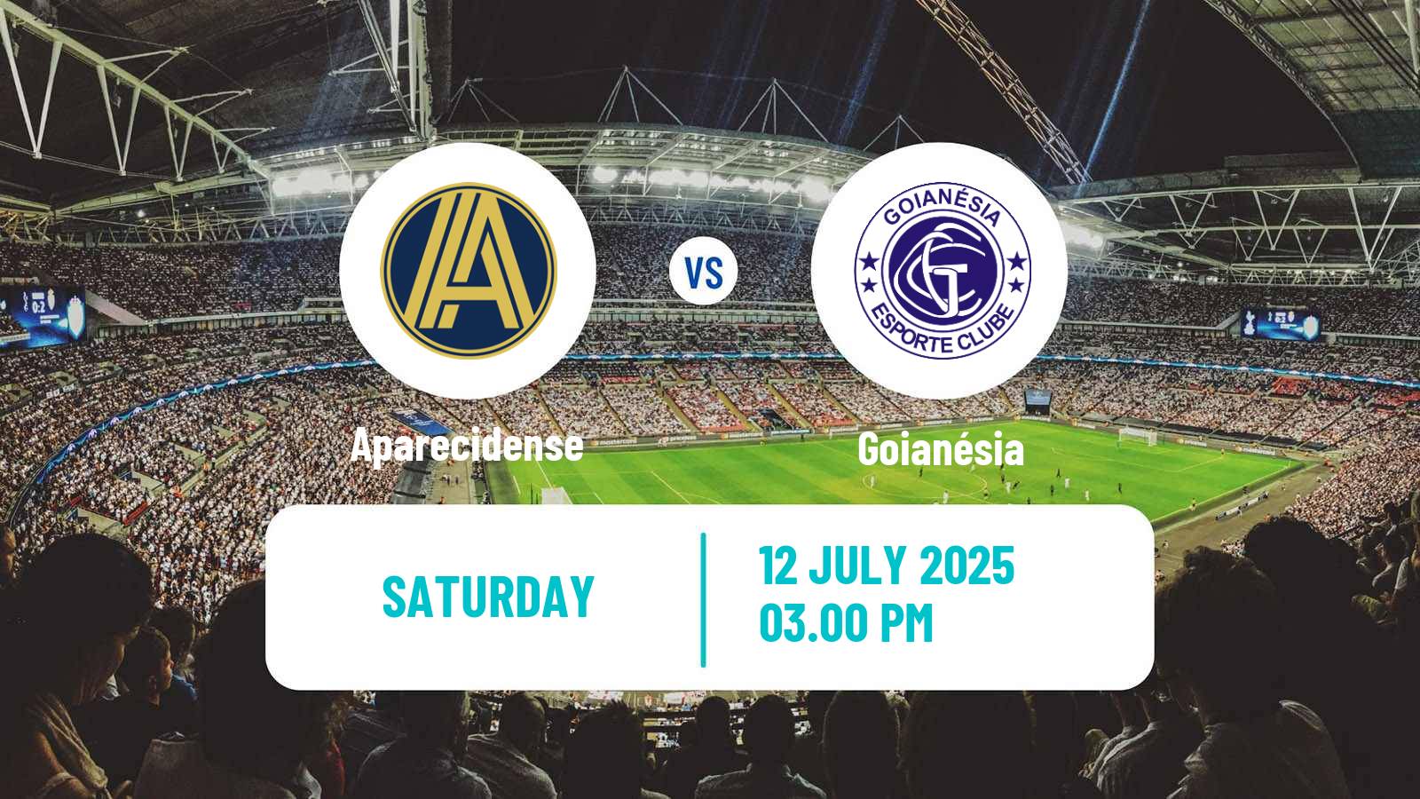 Soccer Brazilian Serie D Aparecidense - Goianésia