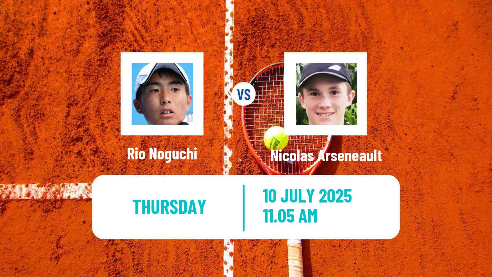 Tennis Winnipeg Challenger Men Rio Noguchi - Nicolas Arseneault