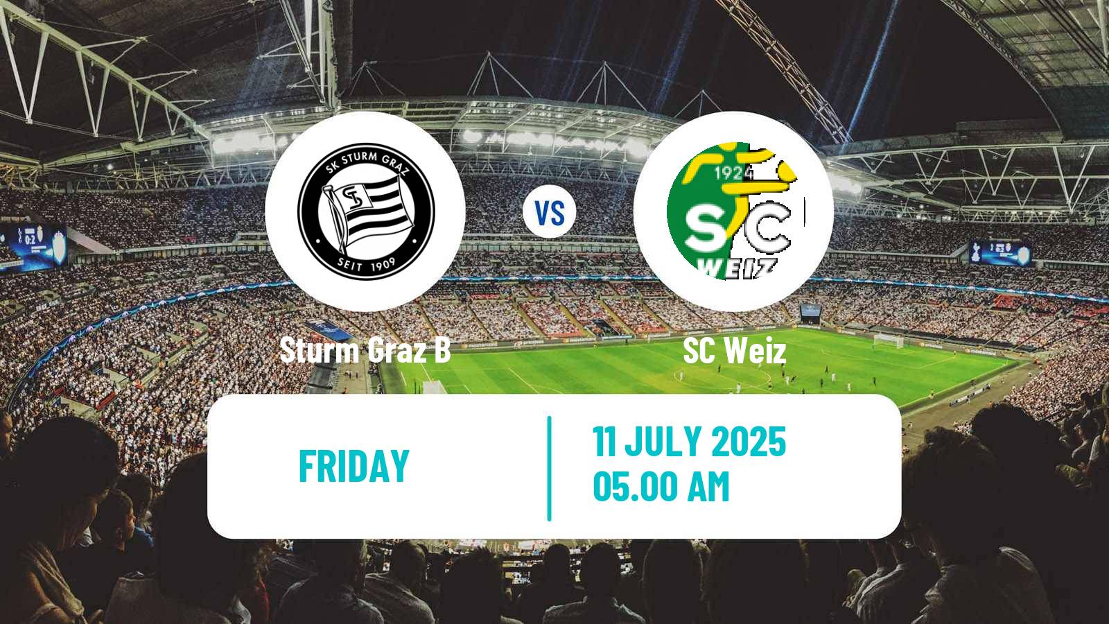 Football Club Friendly Sturm Graz B - SC Weiz