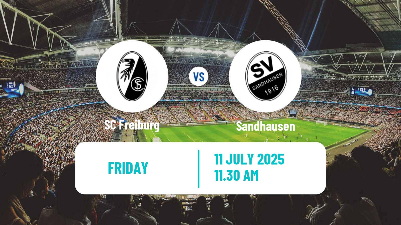 Soccer Club Friendly Freiburg - Sandhausen