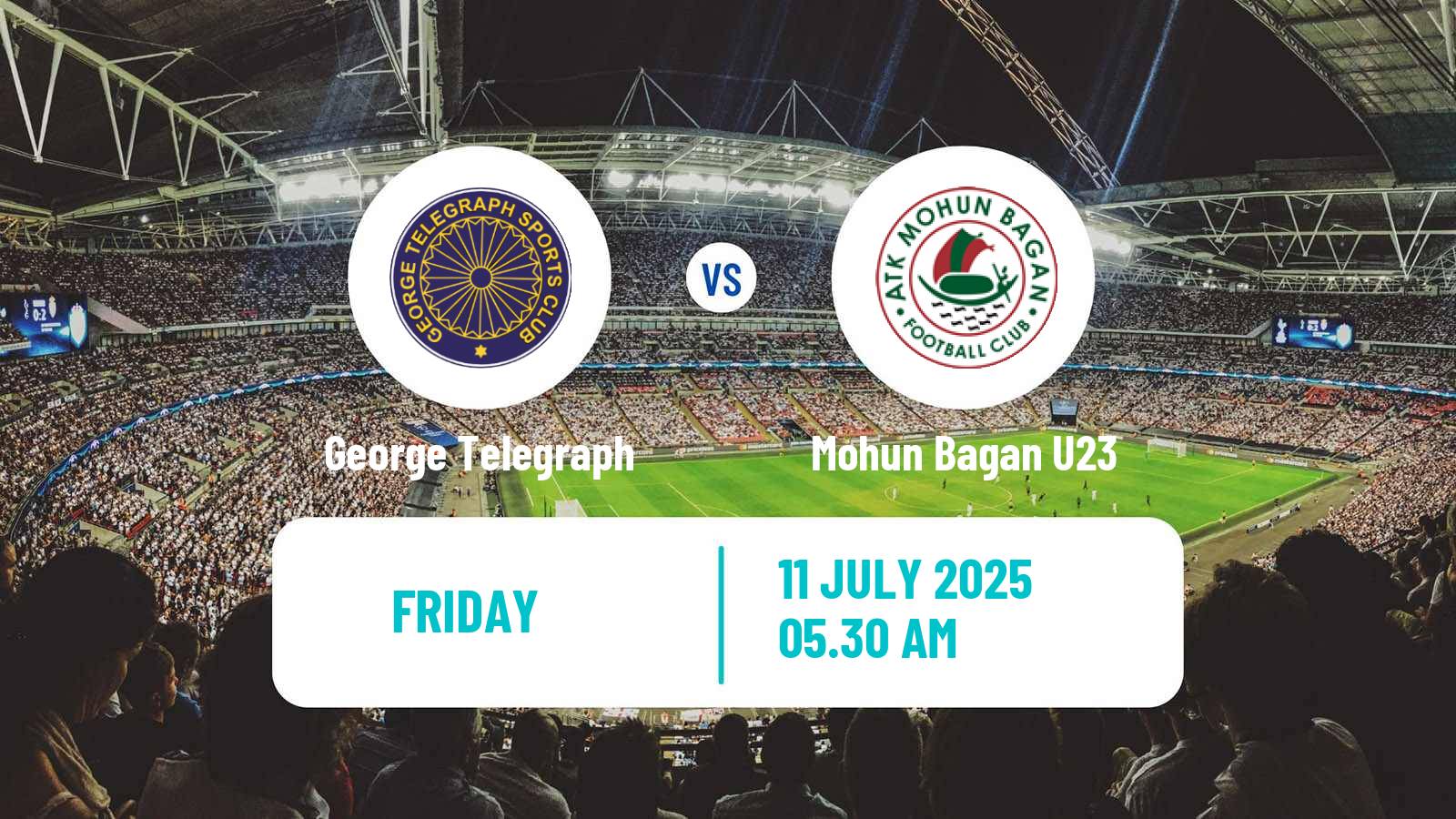 Soccer Calcutta Premier Division George Telegraph - Mohun Bagan U23