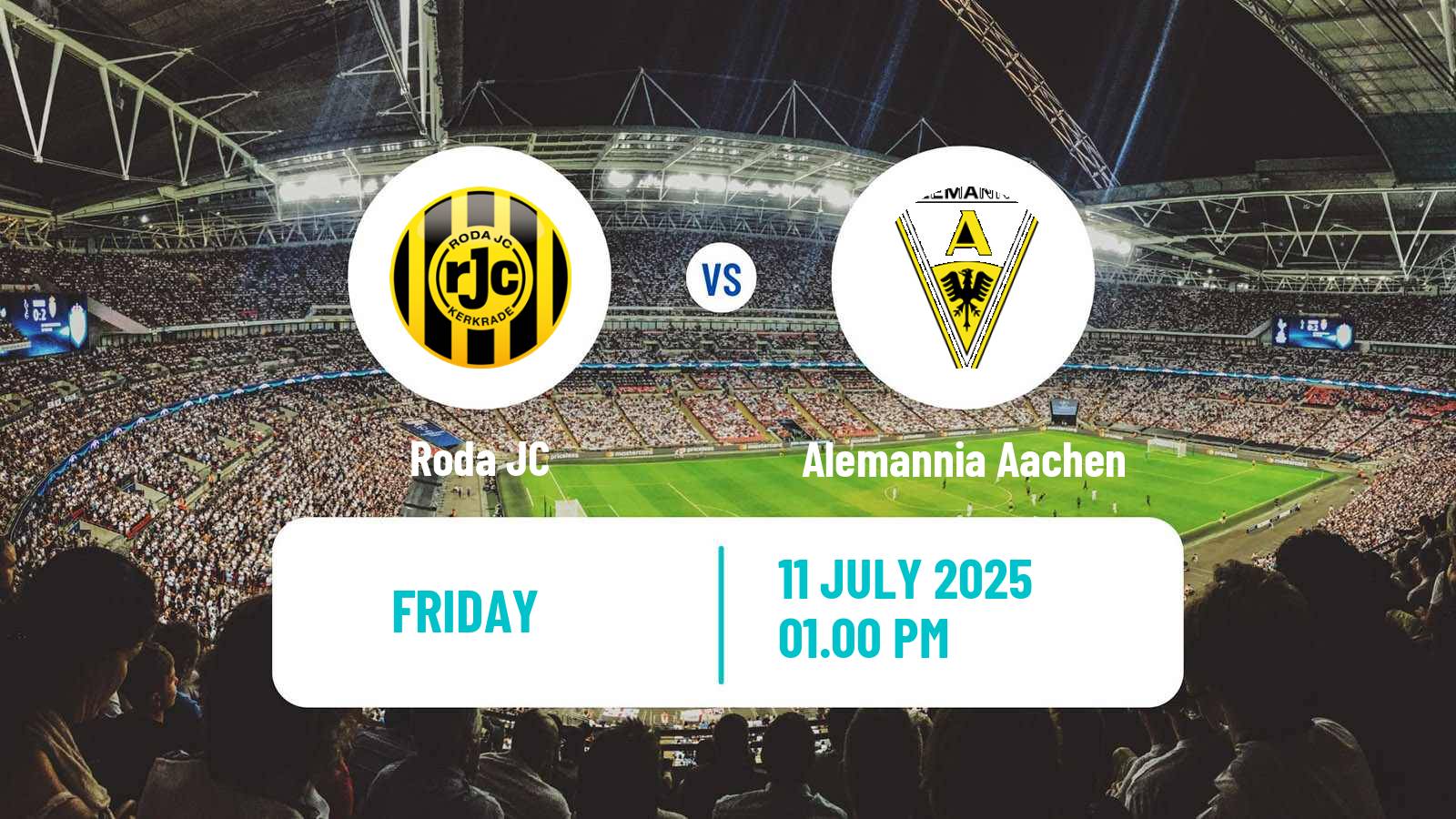 Soccer Club Friendly Roda - Alemannia Aachen