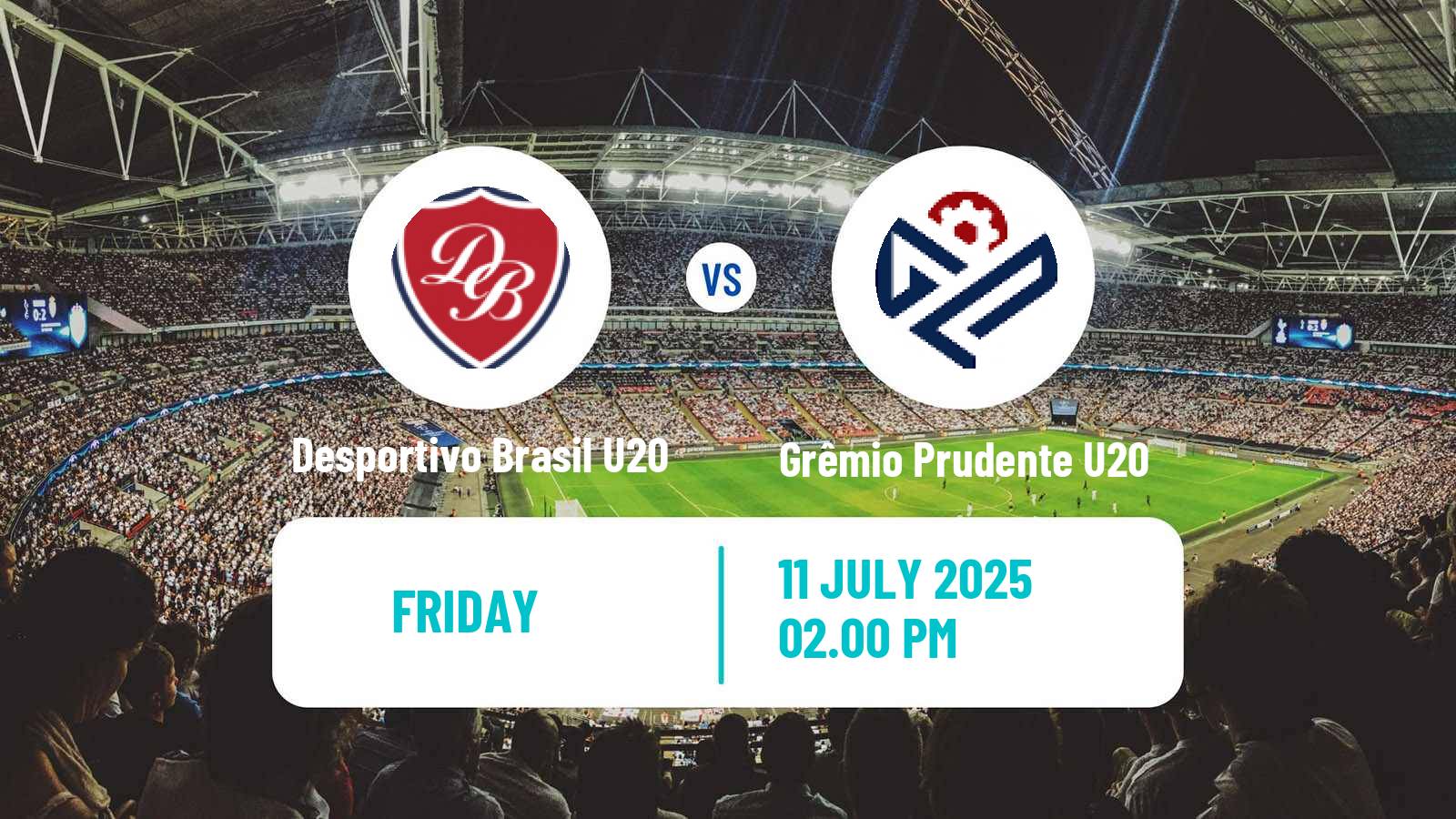 Soccer Brazilian Paulista U20 Desportivo Brasil U20 - Grêmio Prudente U20