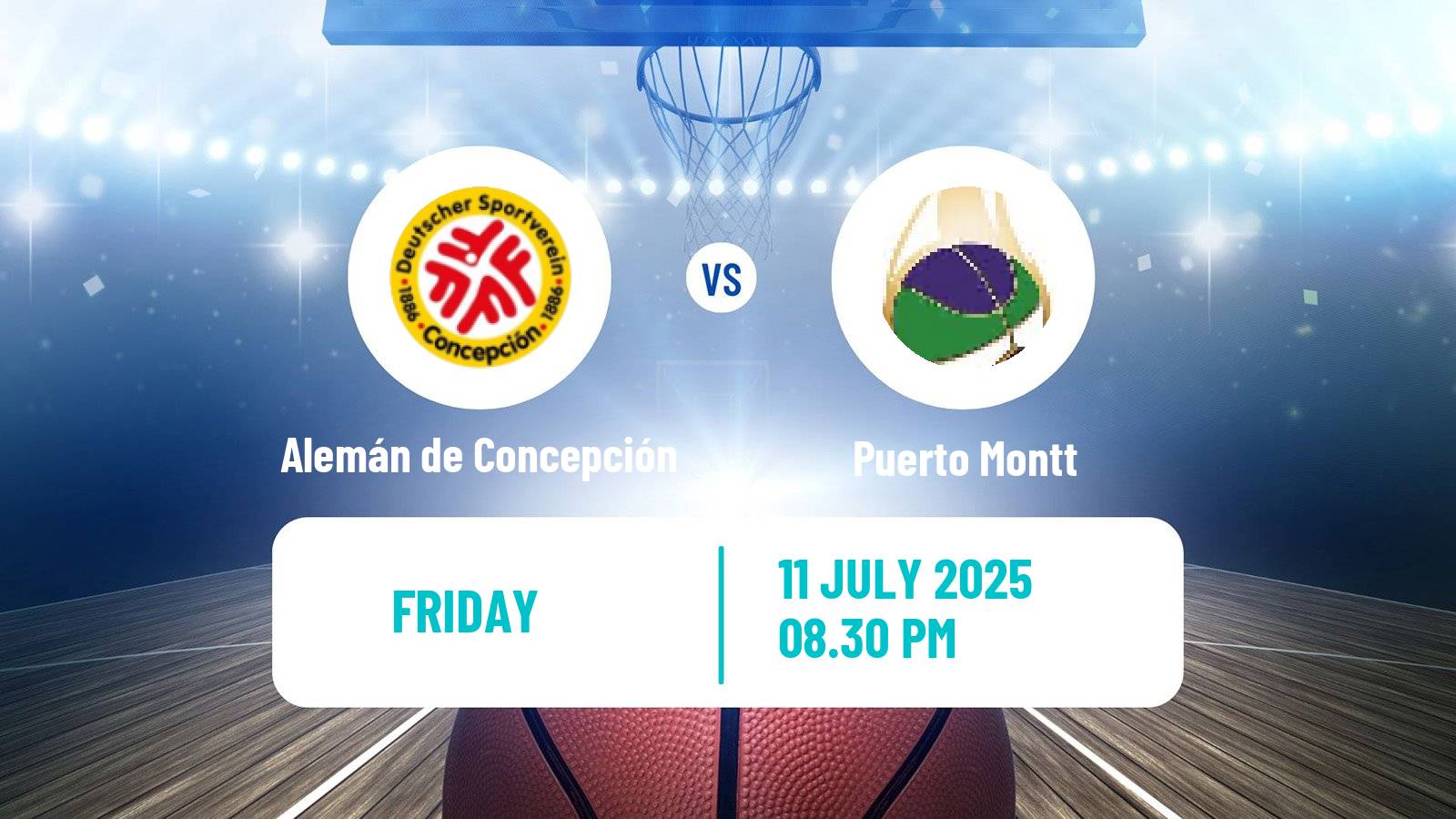 Basketball Chilean LNB 2 Alemán de Concepción - Puerto Montt