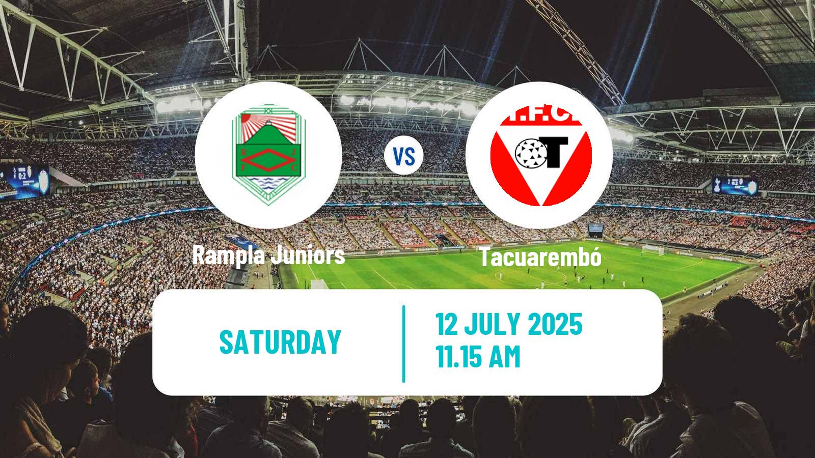 Football Uruguayan Segunda Division Rampla Juniors - Tacuarembó
