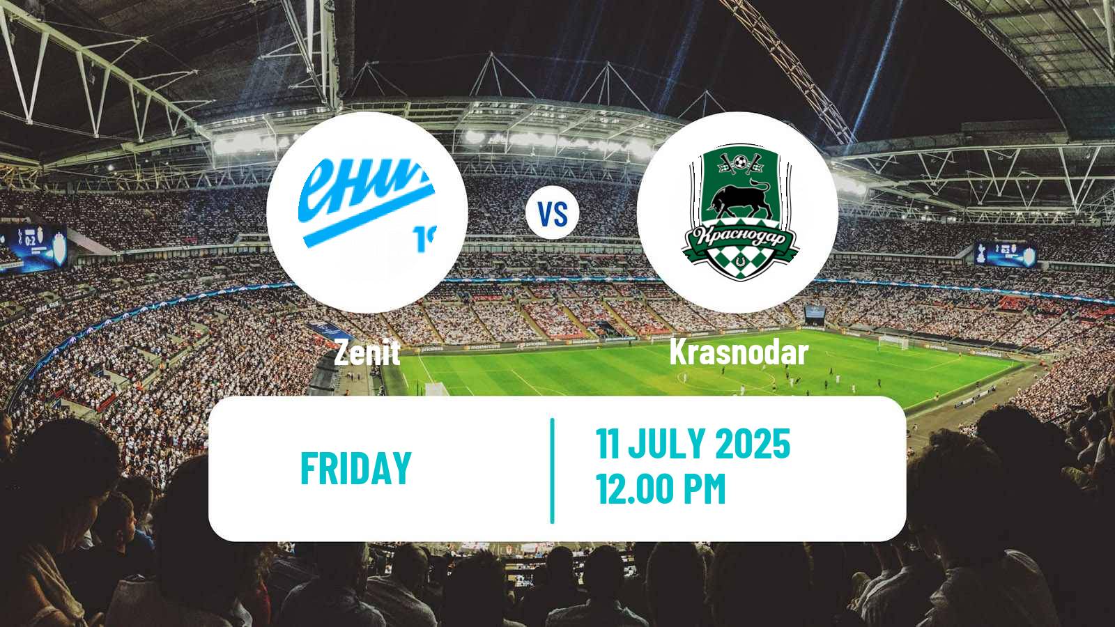 Soccer Russian Supreme Division Women Zenit - Krasnodar