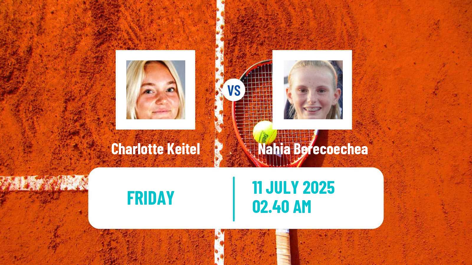 Tennis ITF W35 Don Benito Women Charlotte Keitel - Nahia Berecoechea