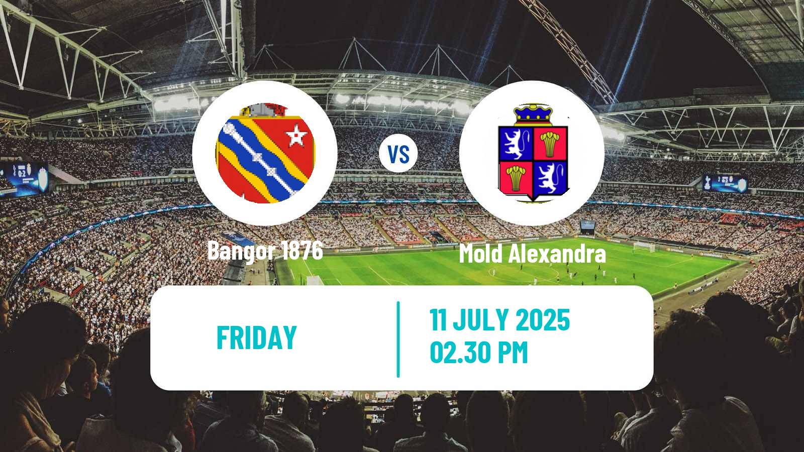 Soccer Club Friendly Bangor 1876 - Mold Alexandra