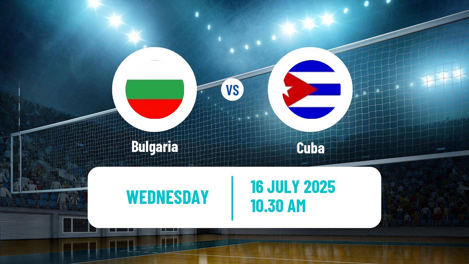 Volleyball Nations League Volleyball Bulgaria - Cuba