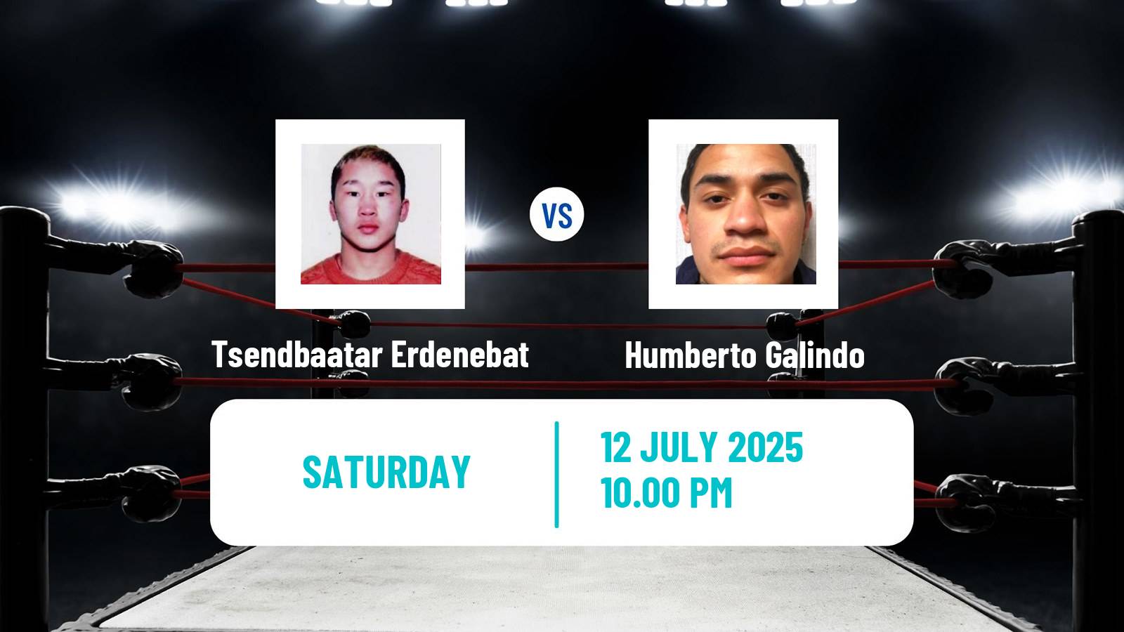 Boxing Super Featherweight Others Matches Men Tsendbaatar Erdenebat - Humberto Galindo