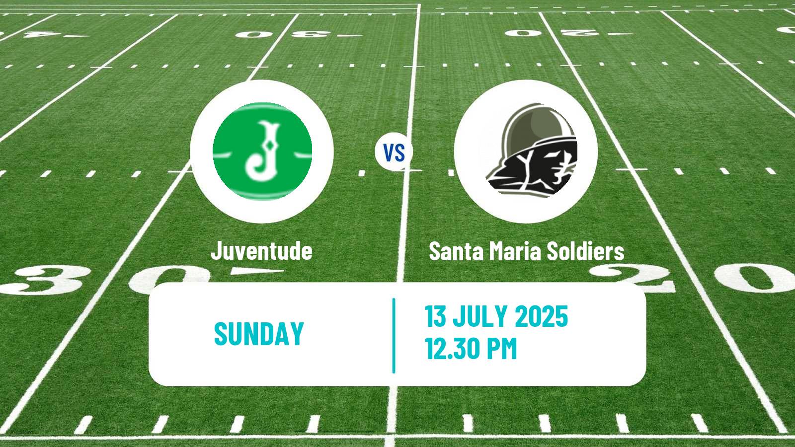 American football Brazilian BFA Juventude - Santa Maria Soldiers