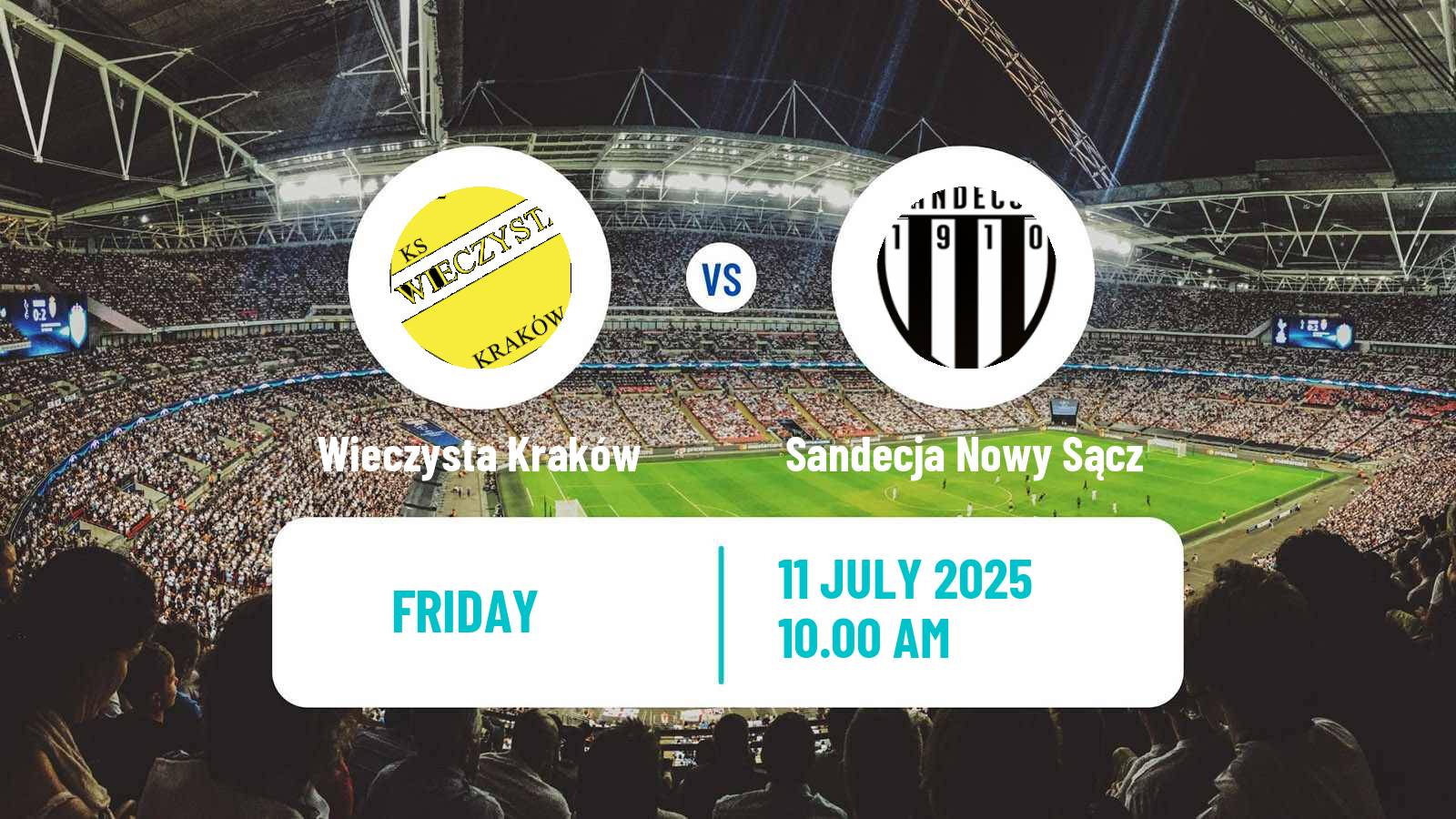 Football Club Friendly Wieczysta Kraków - Sandecja Nowy Sącz