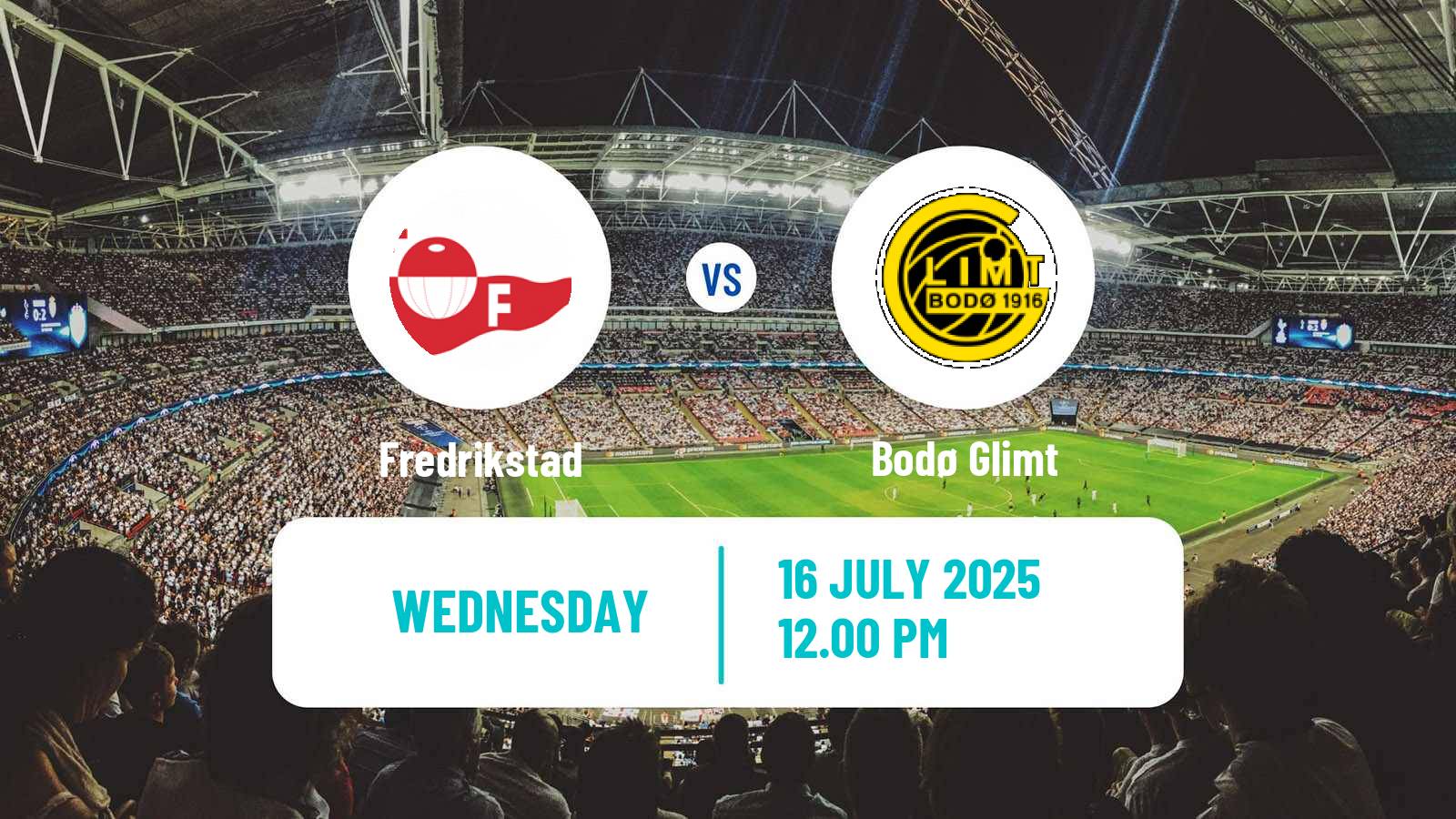 Football Norwegian Eliteserien Fredrikstad - Bodø Glimt