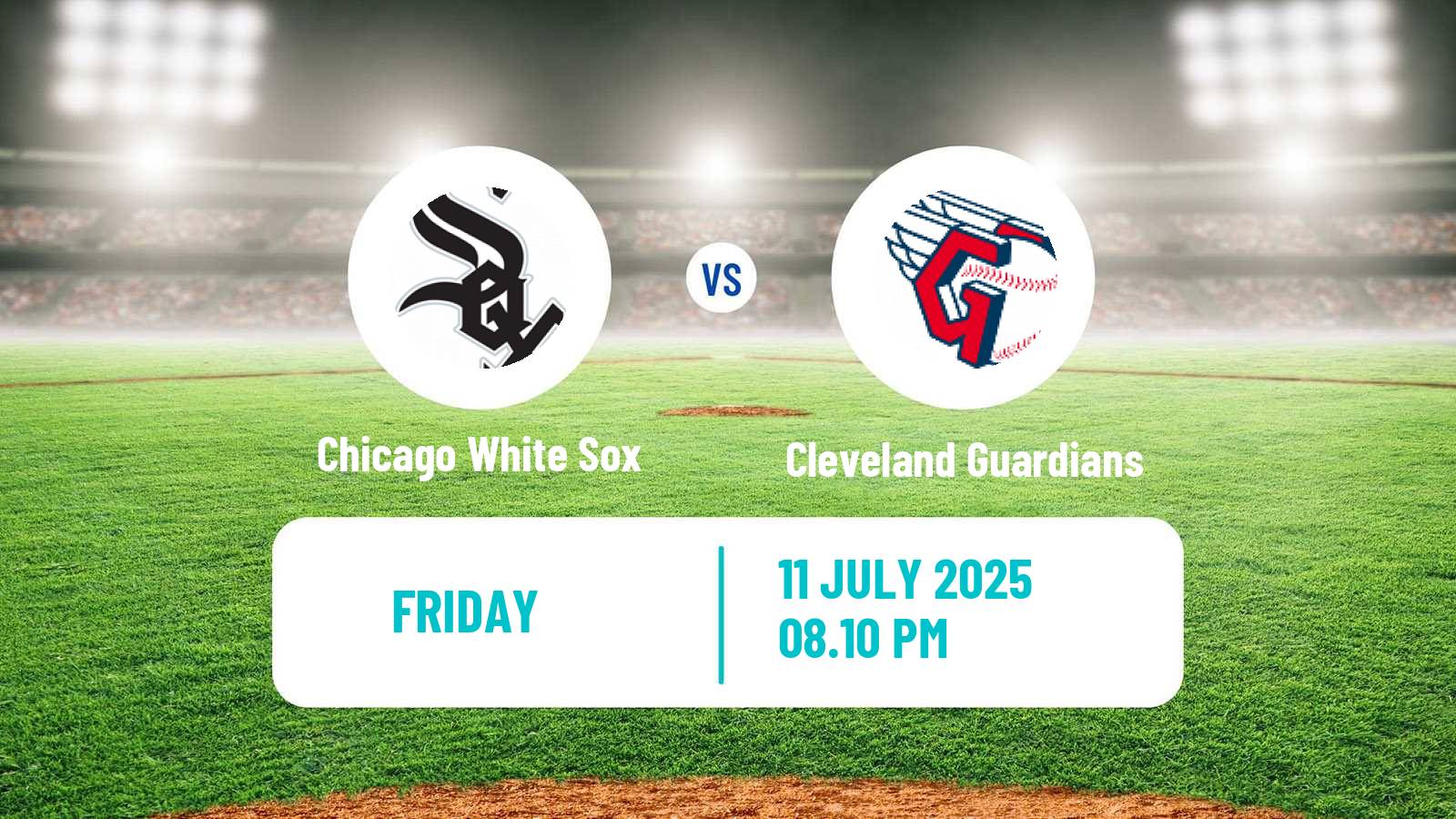 Baseball MLB Chicago White Sox - Cleveland Guardians